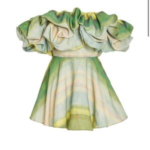 Acler- Cumberland Ruffled Off-Shoulder Dress